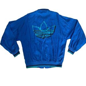 Adidas Royal Blue Windbreaker